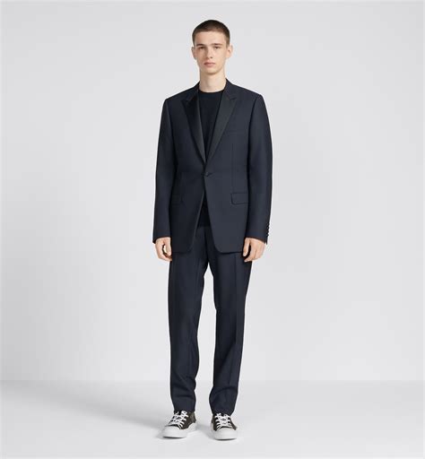 mens dior coat blue|christian Dior men's suit jacket.